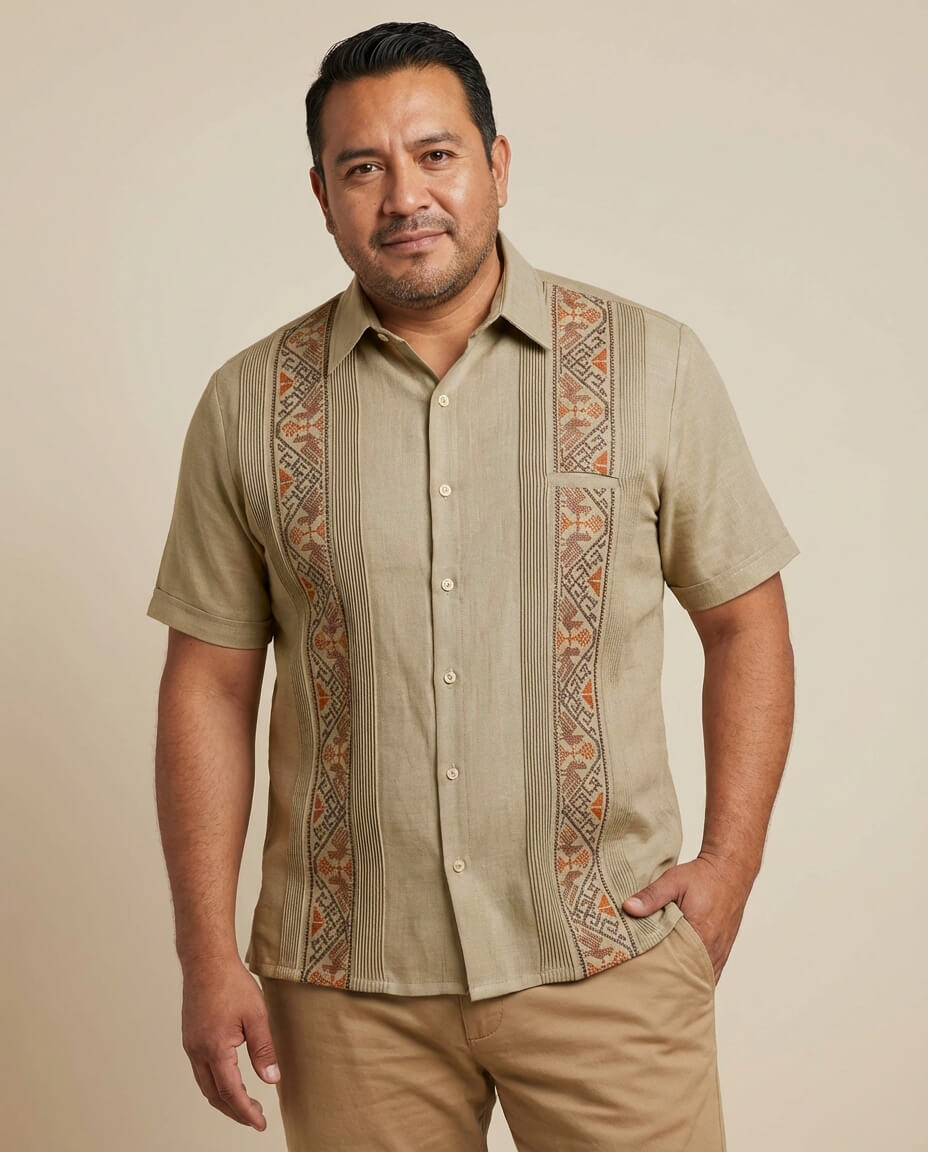 Ready to Go | Yucateco Sunstone Bird Guayabera