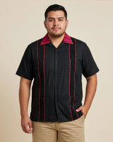 Ready to Go 6XL | Midnight Azteca Zarape Guayabera