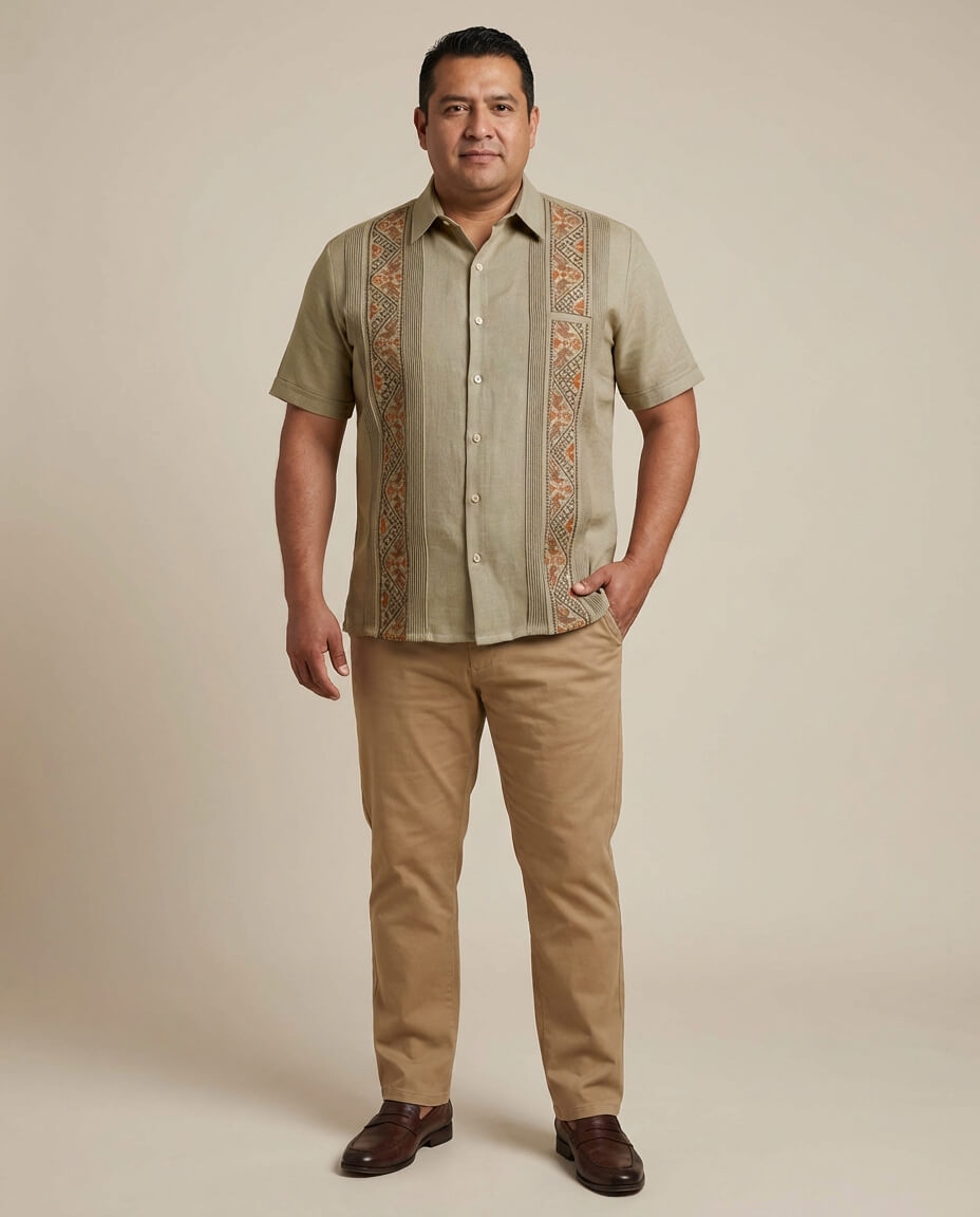 Ready to Go | Yucateco Sunstone Bird Guayabera