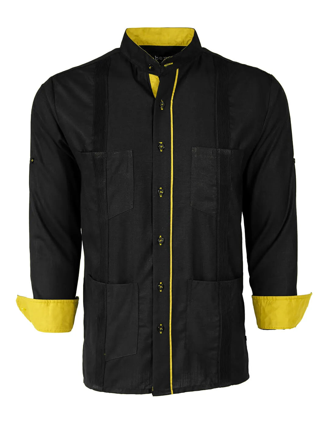 Couture Black Clásico Four Pocket Guayabera