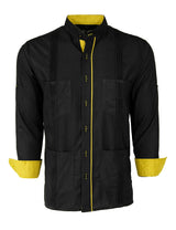 Couture Black Clásico Four Pocket Guayabera