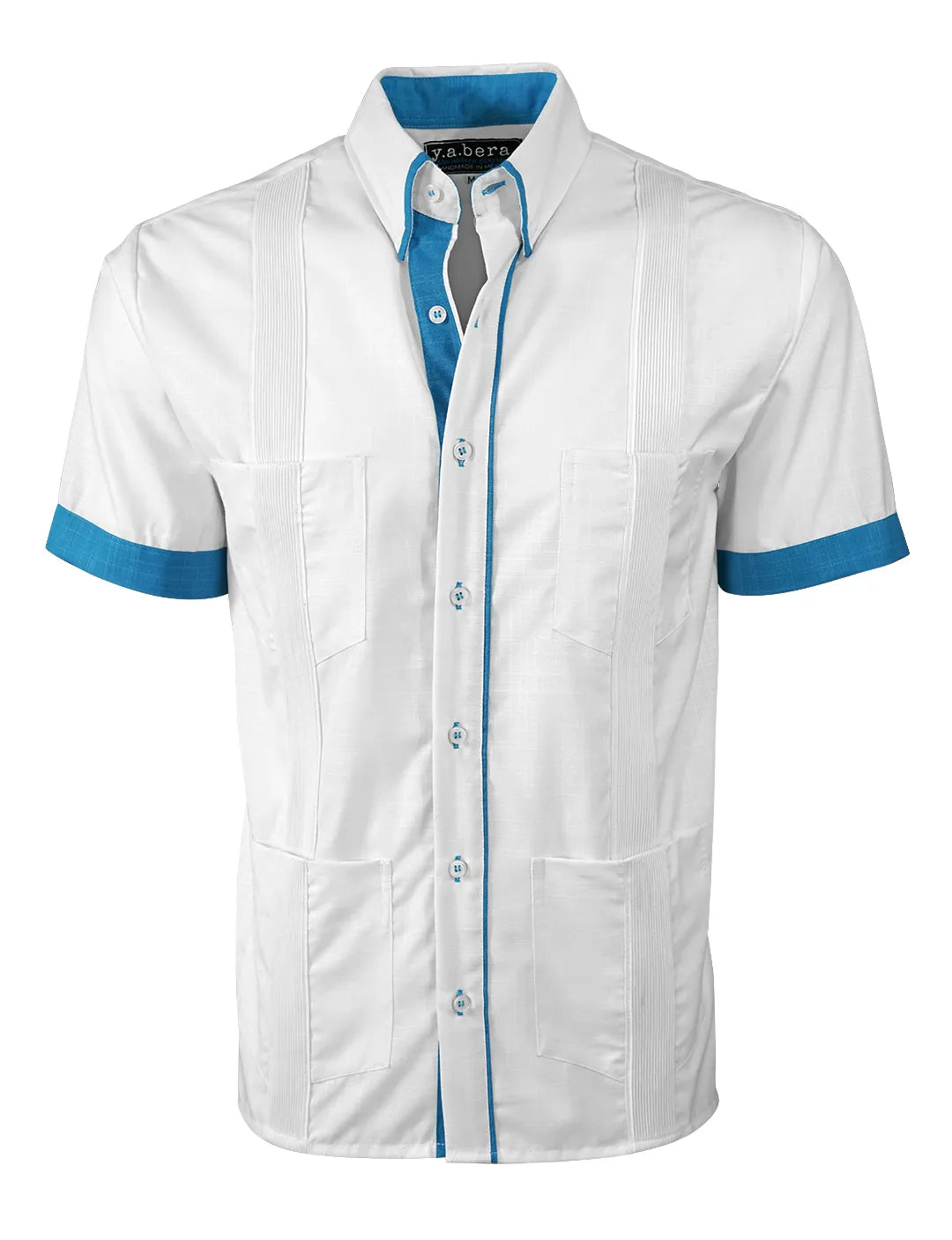 Couture Blanco Clásico Four Pocket Guayabera