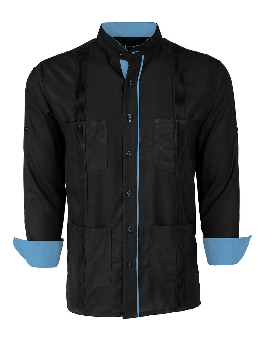 Couture Black Clásico Four Pocket Guayabera