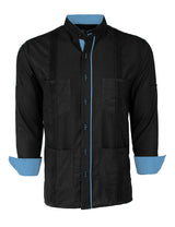 Couture Black Clásico Four Pocket Guayabera