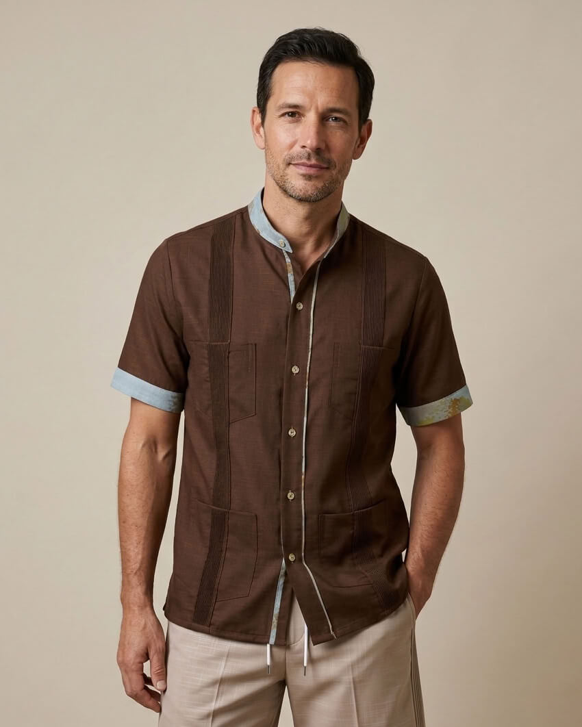 Ready to Go Medium | Cafe Caribbean Hideout Guayabera
