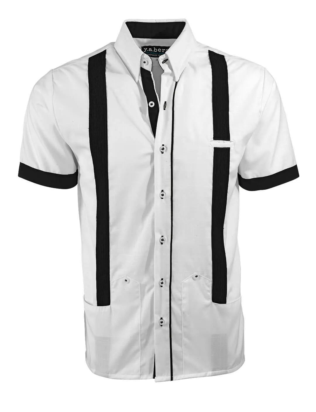 Couture Blanco Acentuado Norteña Guayabera