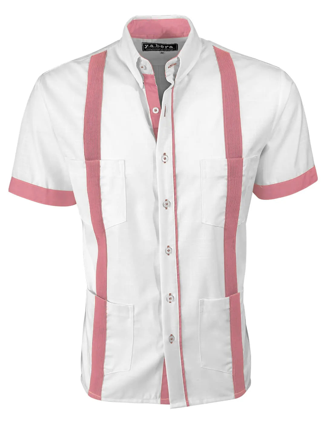 Couture Blanco Acentuada Four Pocket Guayabera