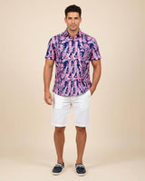 Azure Cabana Oasis Guayabera
