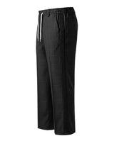 Black Pin-Tuck Linen Trousers