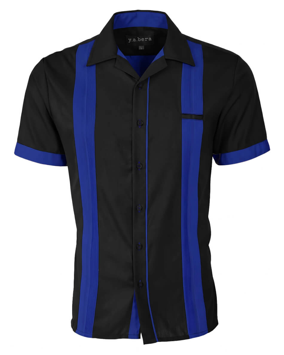 Ready to Go Medium | Couture Black & Blue Presidencial Guayabera