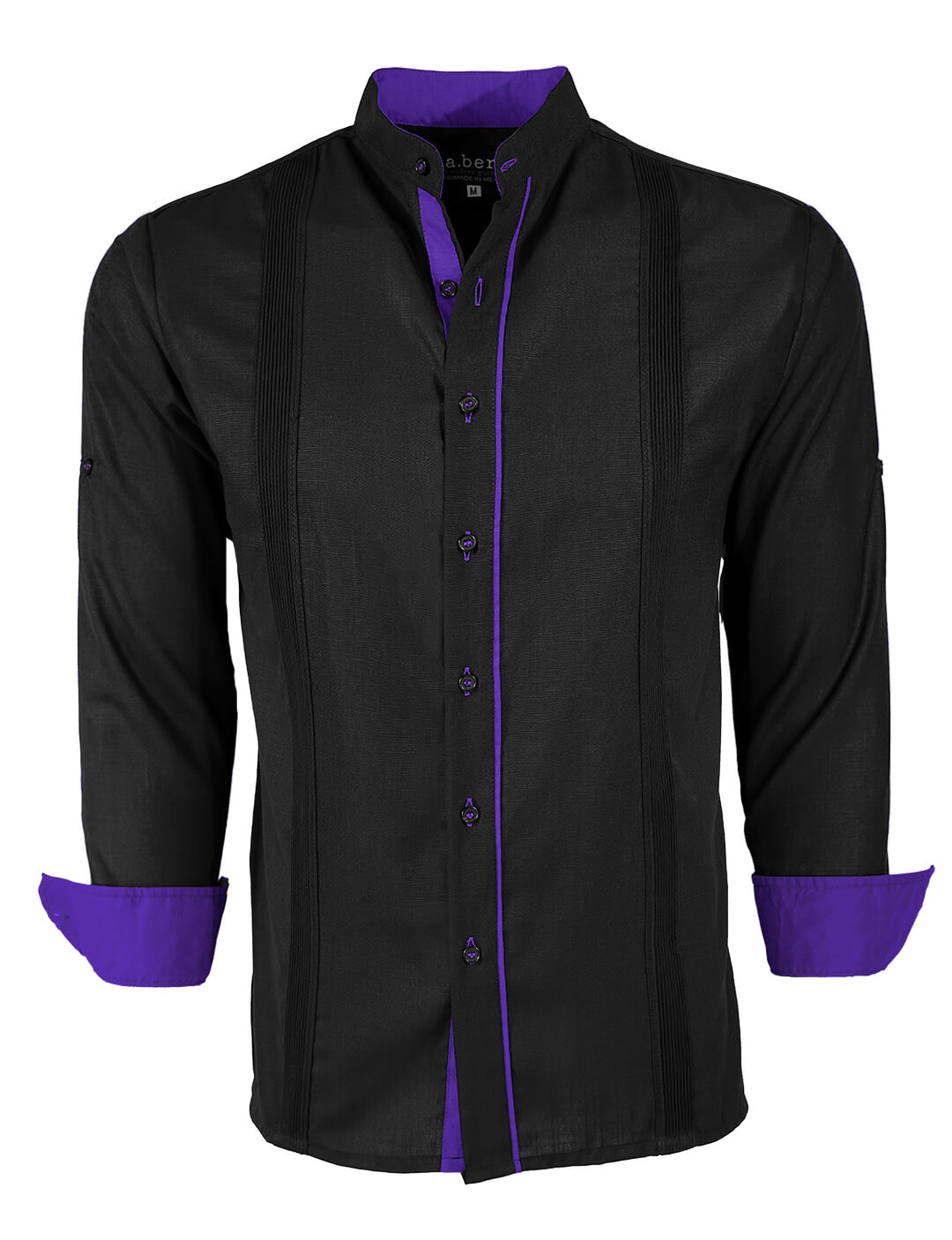 Couture Black Clásico Mandarin Presidencial Guayabera