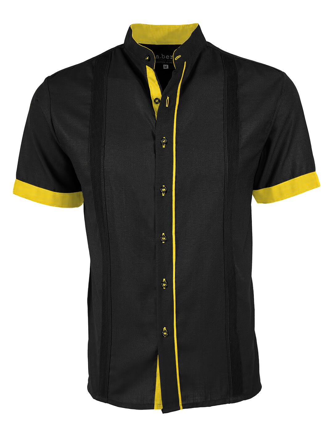 Couture Black Clásico Mandarin Presidencial Guayabera