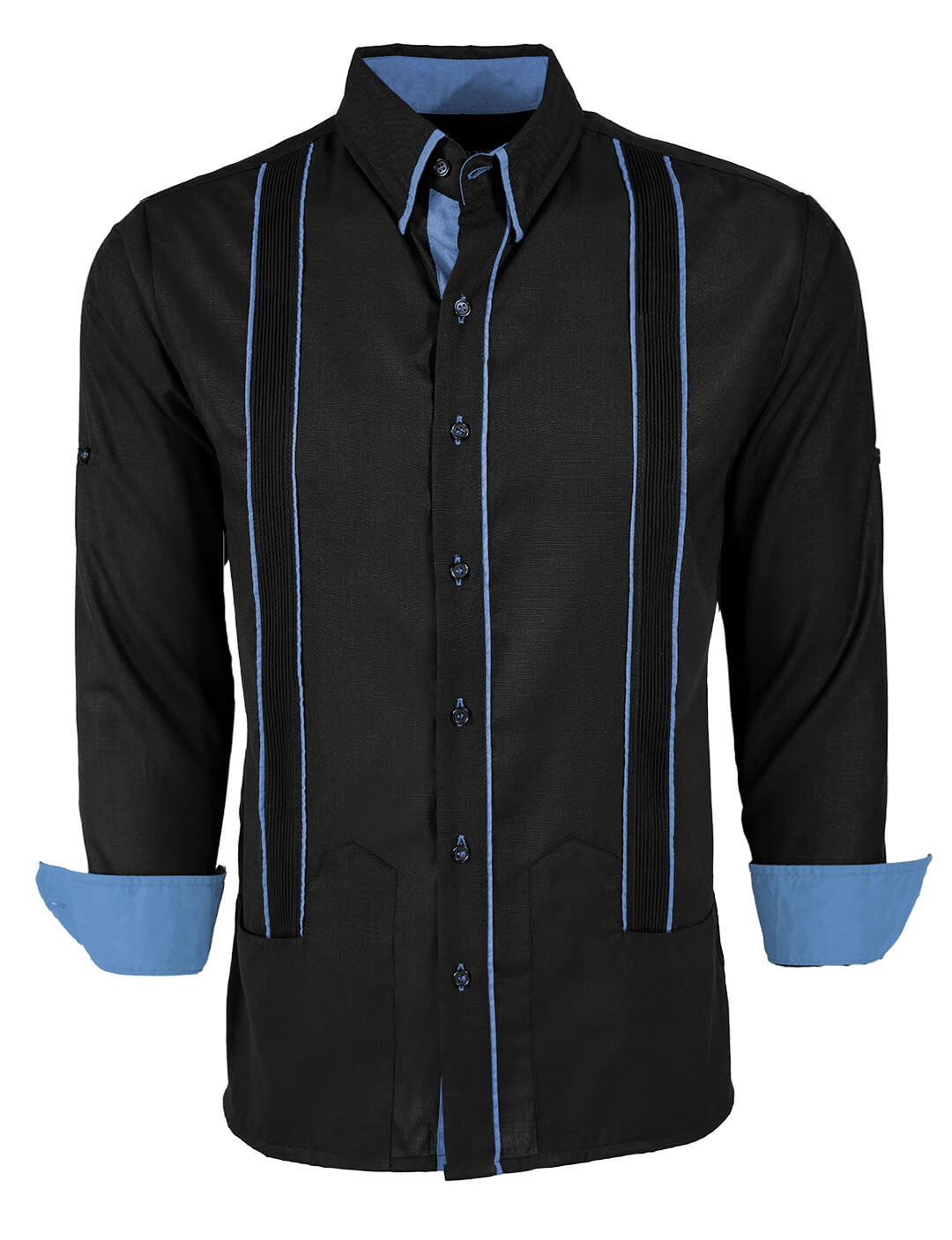 Couture Black Delicado Norteña Guayabera