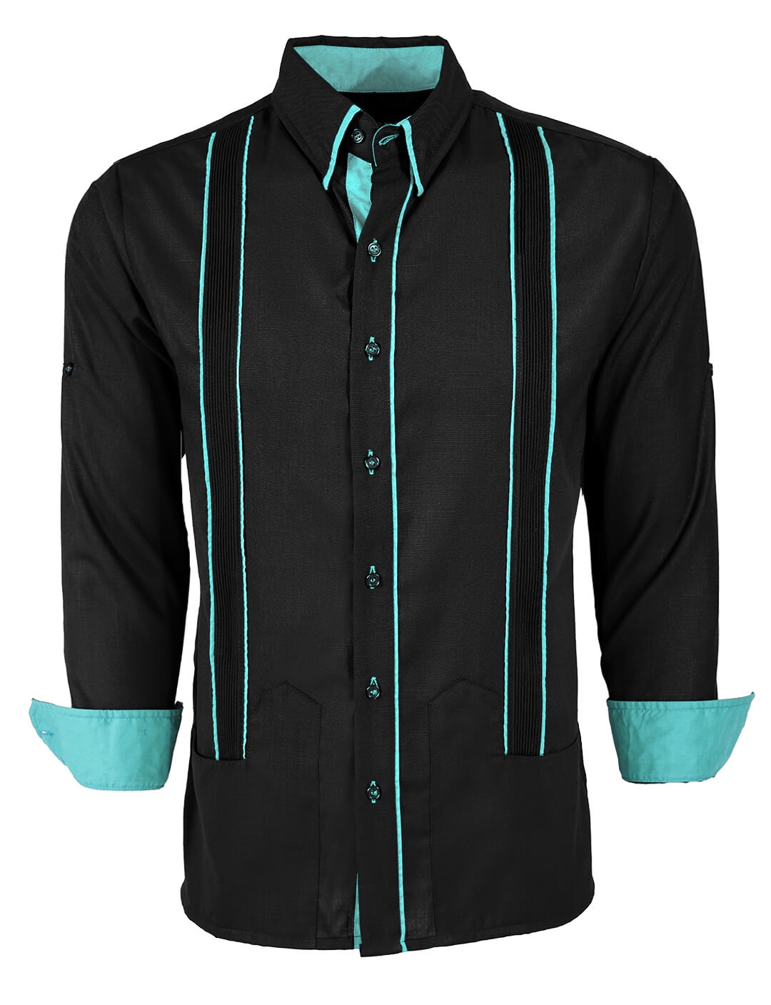 Couture Black Delicado Norteña Guayabera