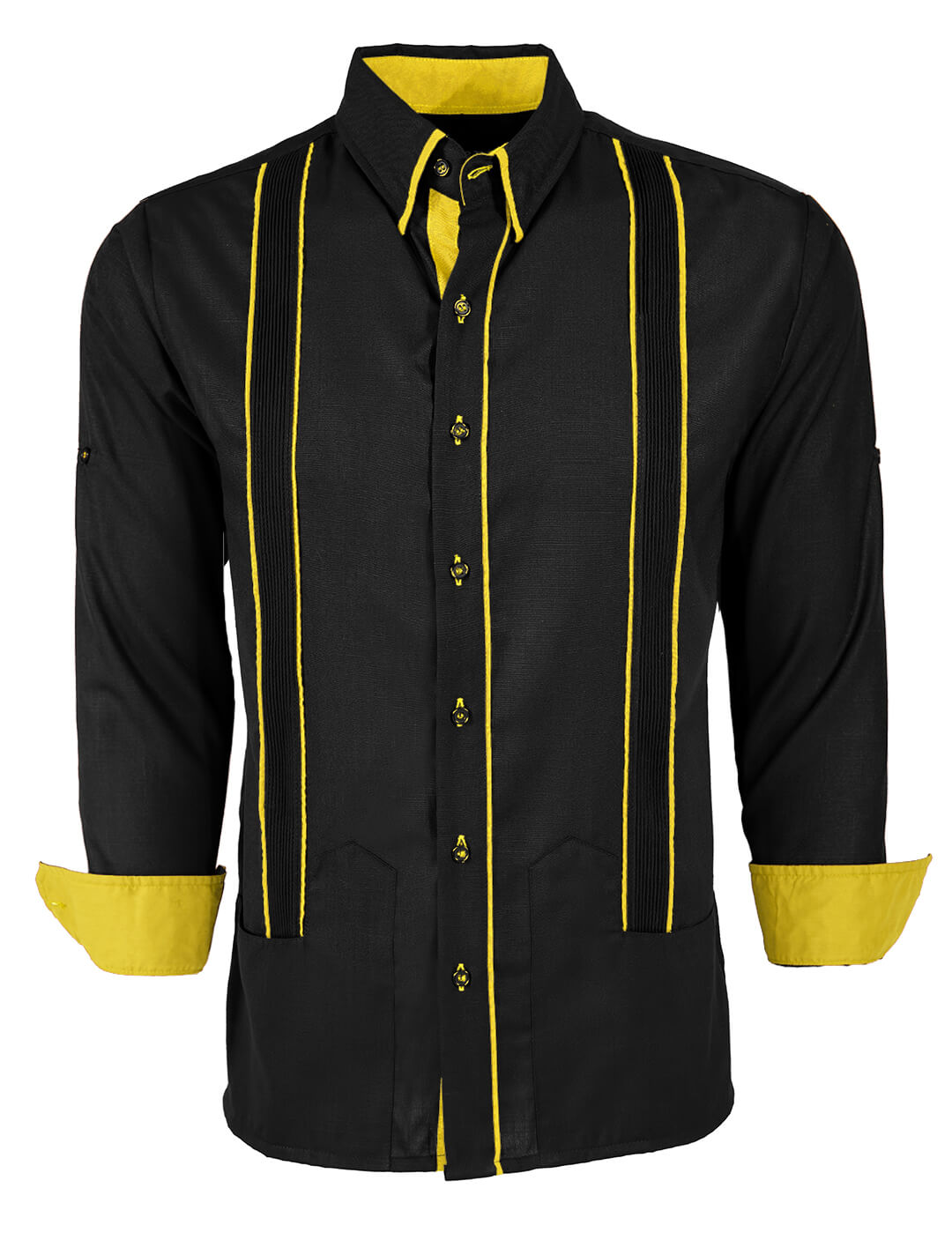 Couture Black Delicado Norteña Guayabera