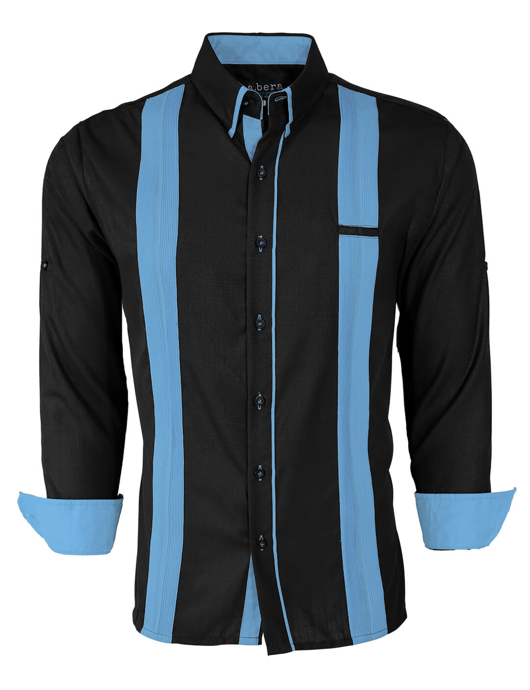 Couture Black Acentuada Presidencial Guayabera