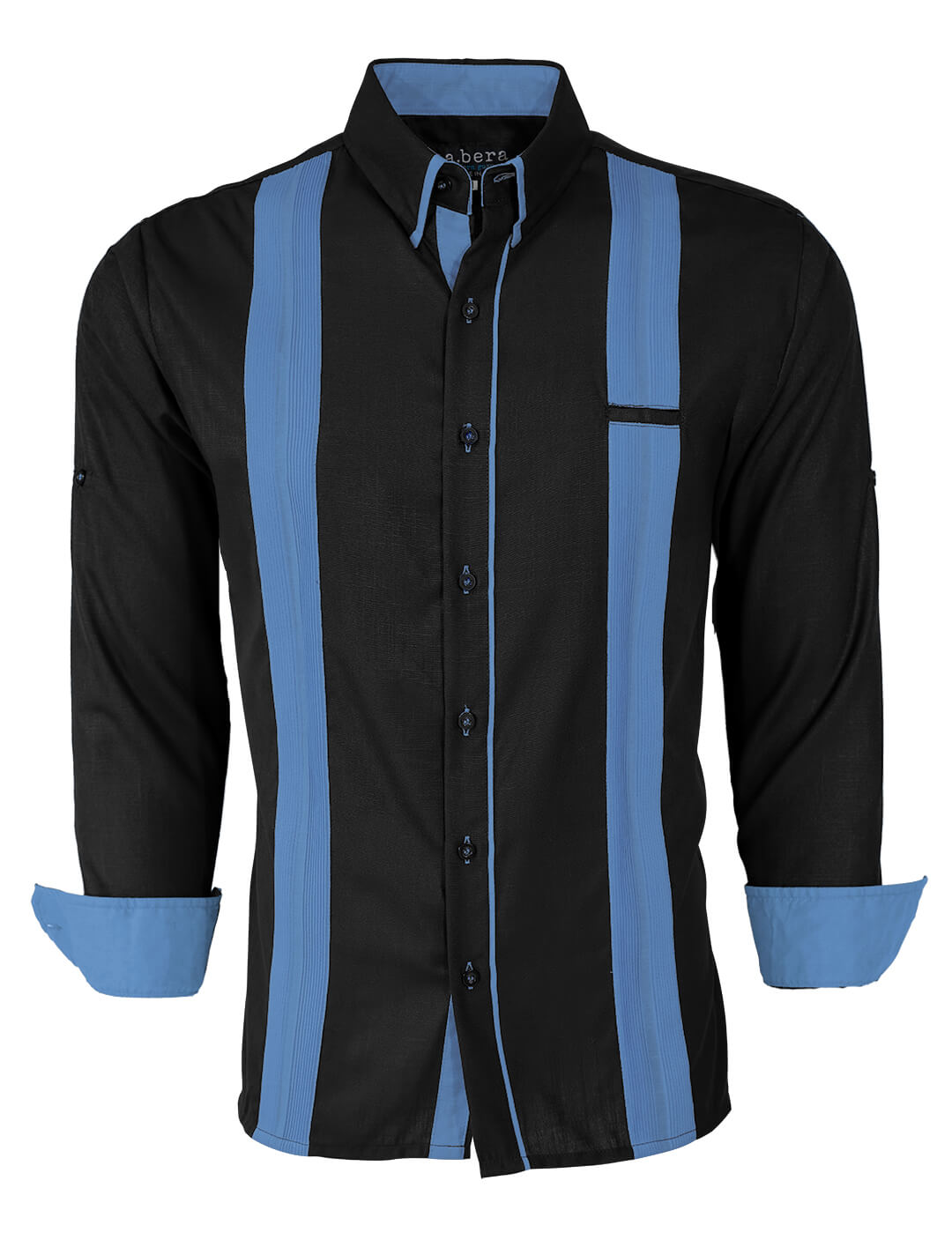 Couture Black Acentuada Presidencial Guayabera