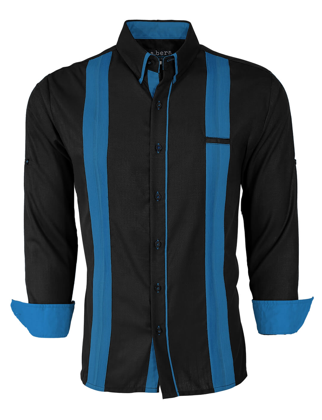 Couture Black Acentuada Presidencial Guayabera