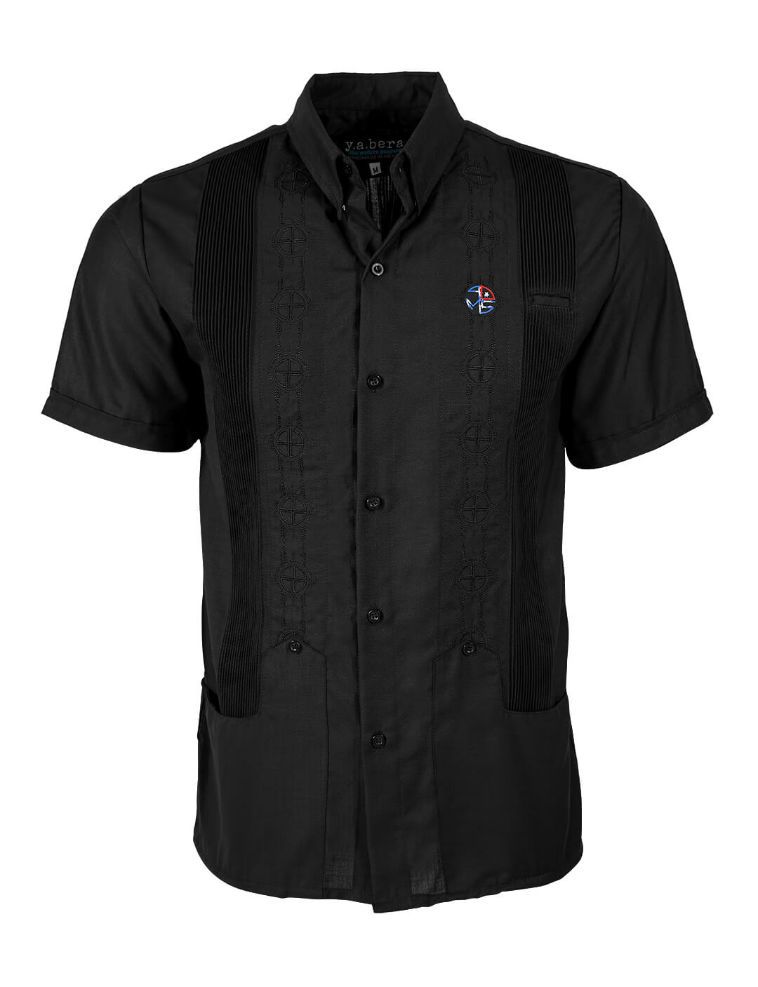 90 Miles South Negro y Negro Guayabera