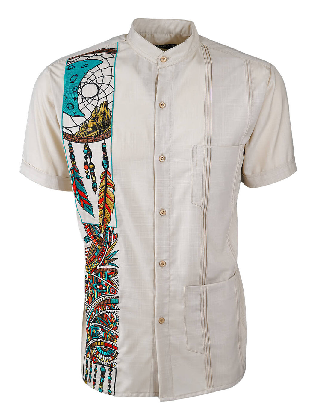 Dreamcatcher Mosaic Guayabera