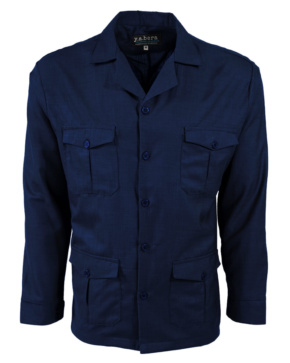 Lux Linen Guayabera Overshirt