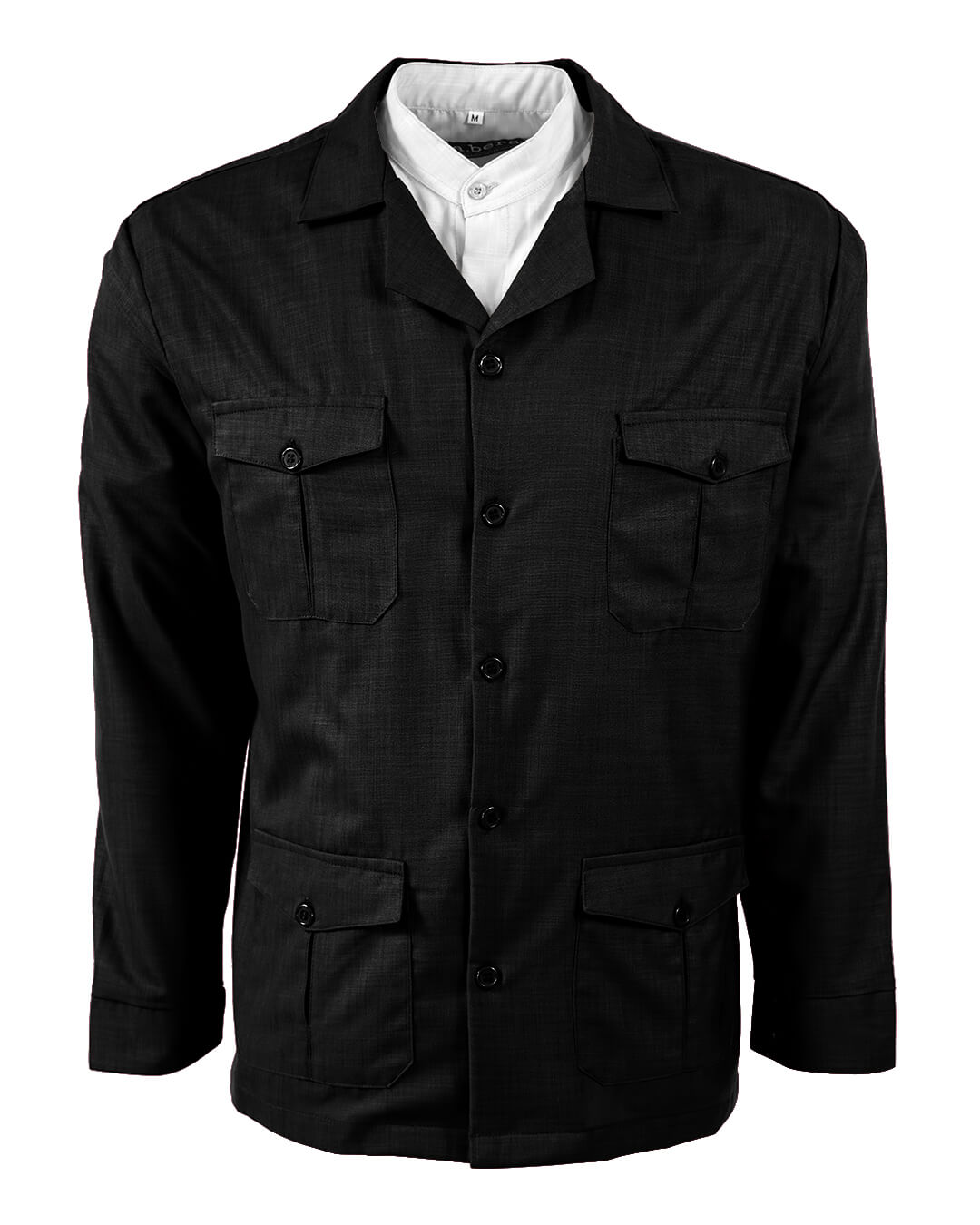 Lux Linen Guayabera Overshirt