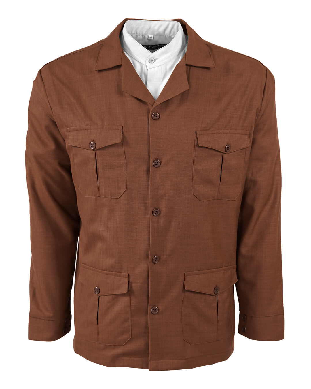 Lux Linen Guayabera Overshirt