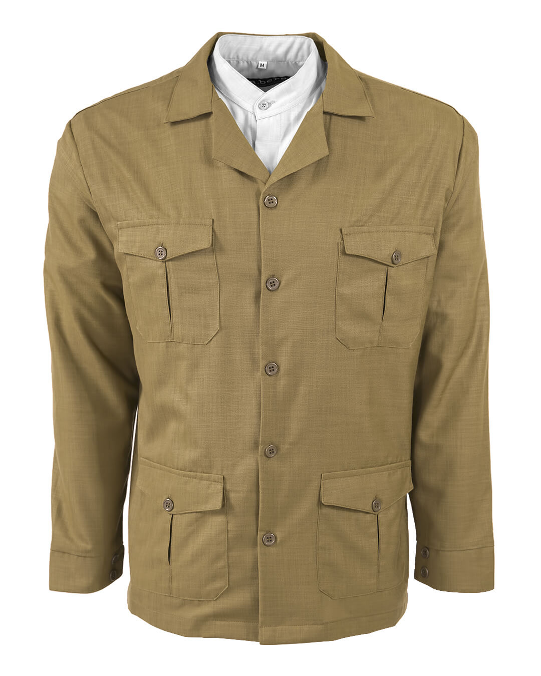 Lux Linen Guayabera Overshirt