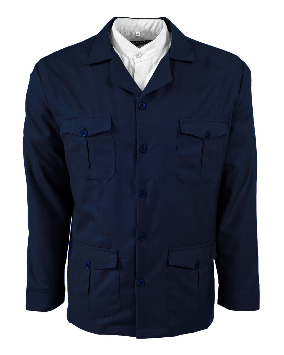 Lux Linen Guayabera Overshirt