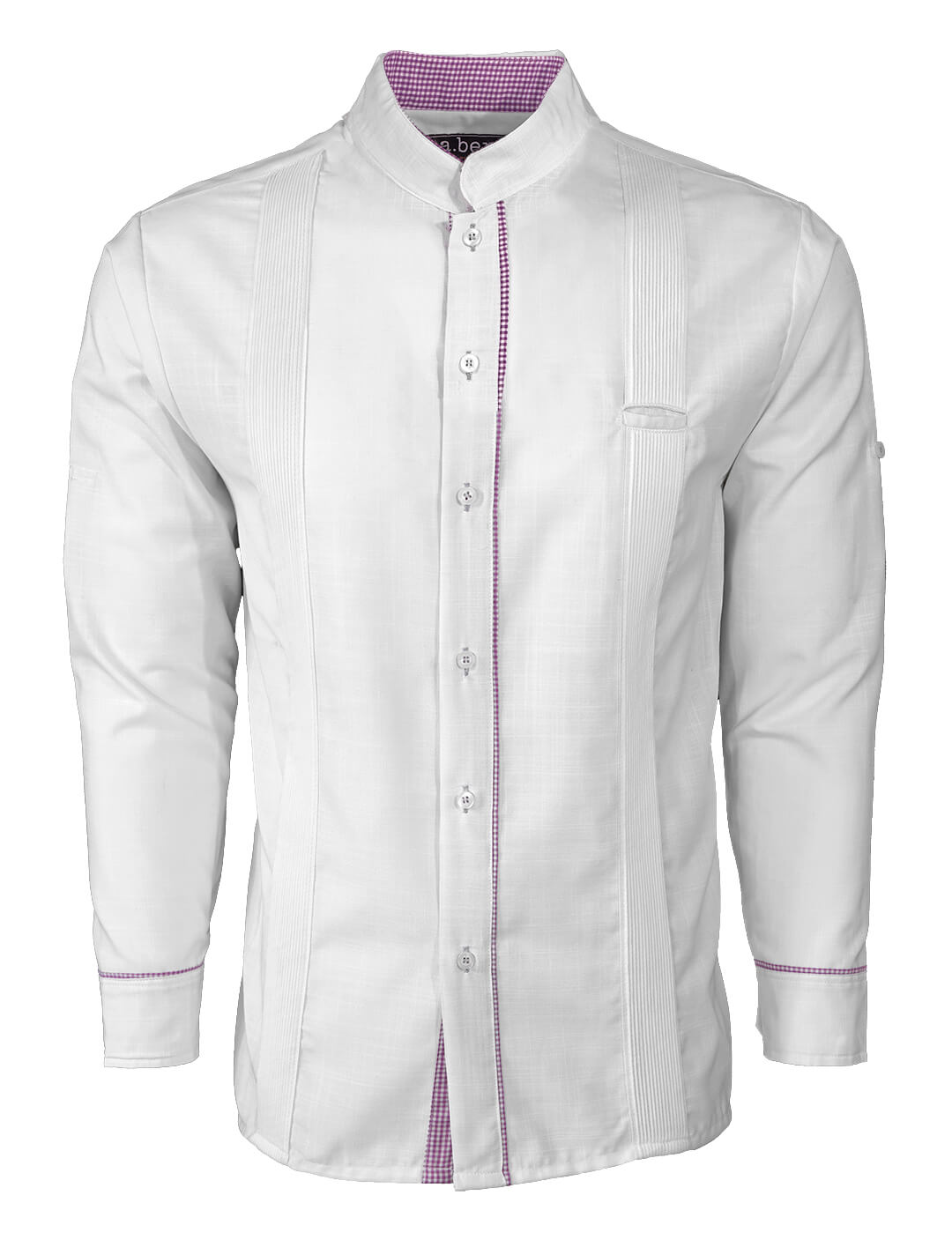 Blanco con Guingán Clásico Presidencial Guayabera