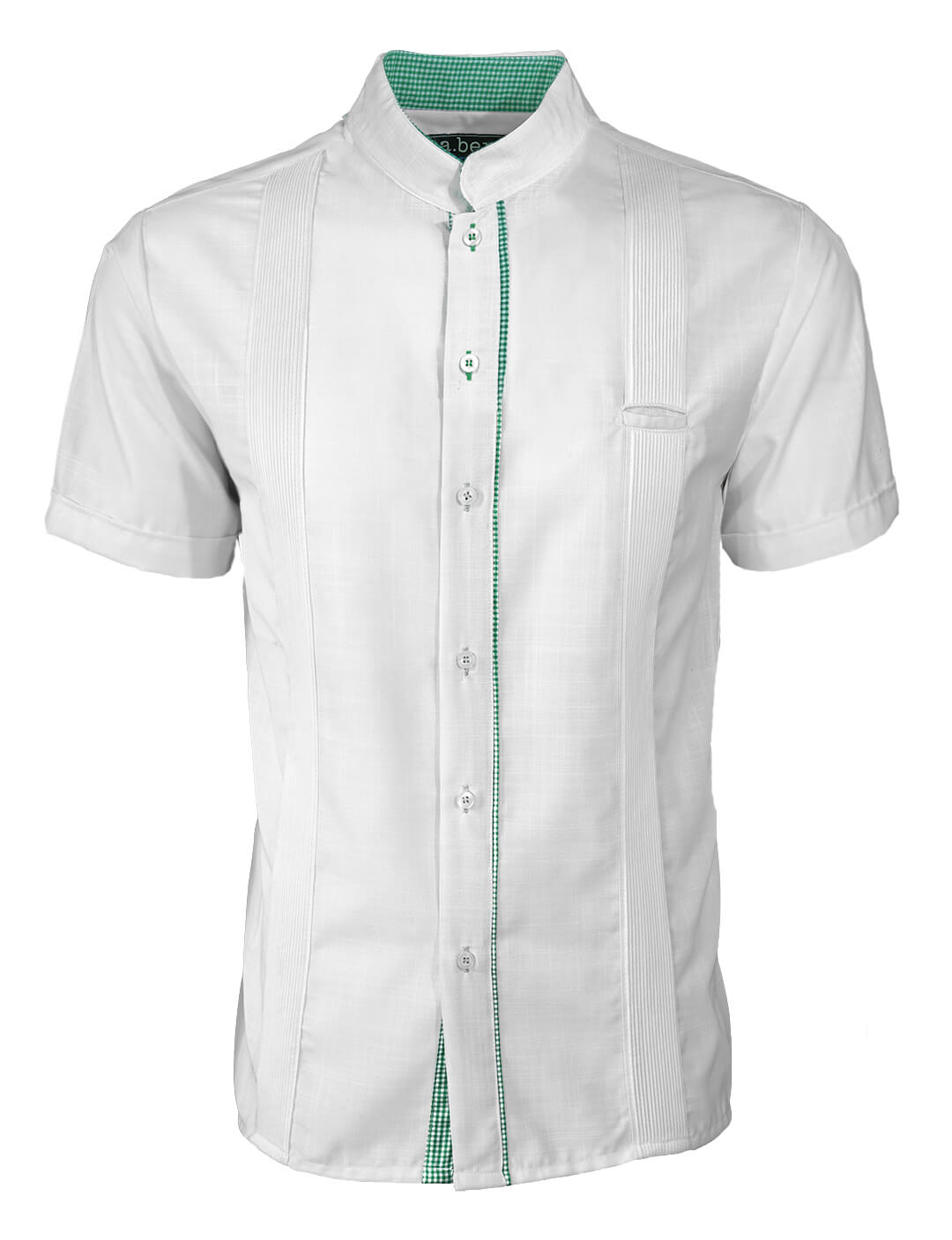 Blanco con Guingán Clásico Presidencial Guayabera