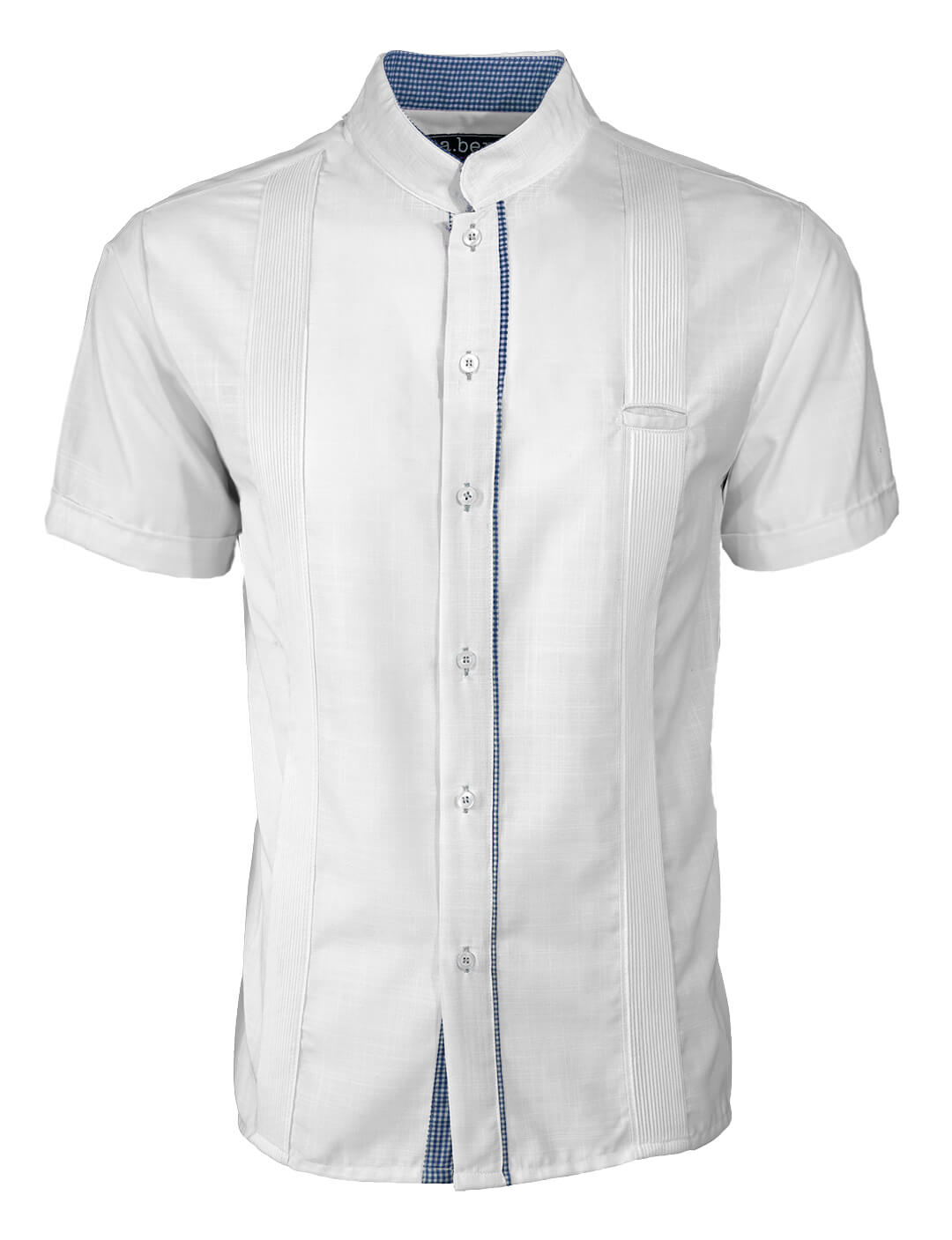 Blanco con Guingán Clásico Presidencial Guayabera