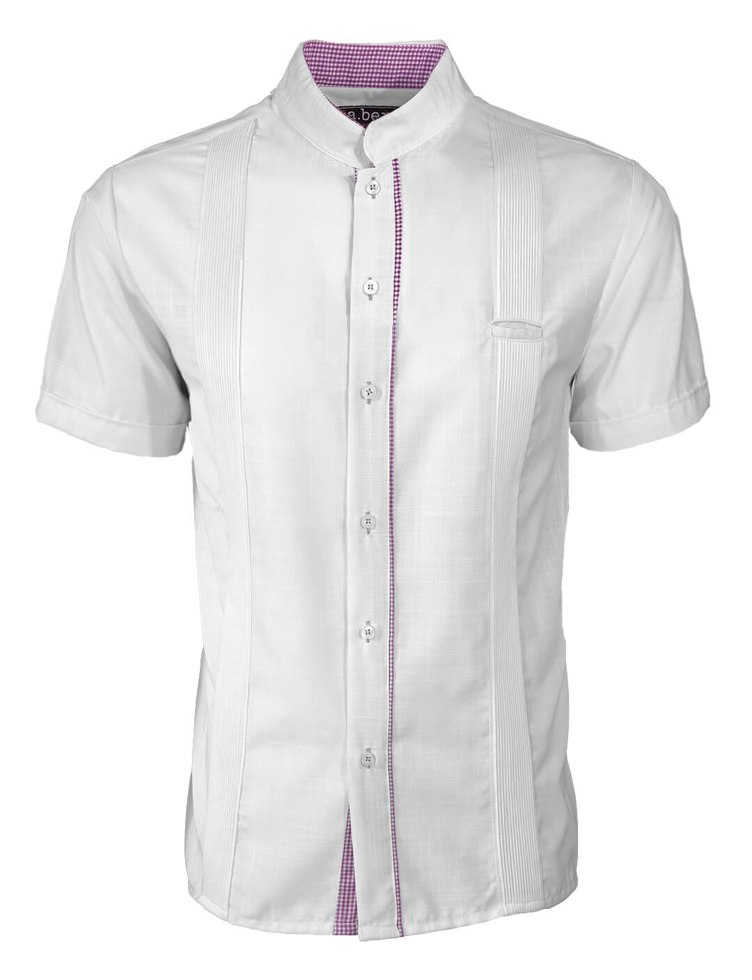 Blanco con Guingán Clásico Presidencial Guayabera