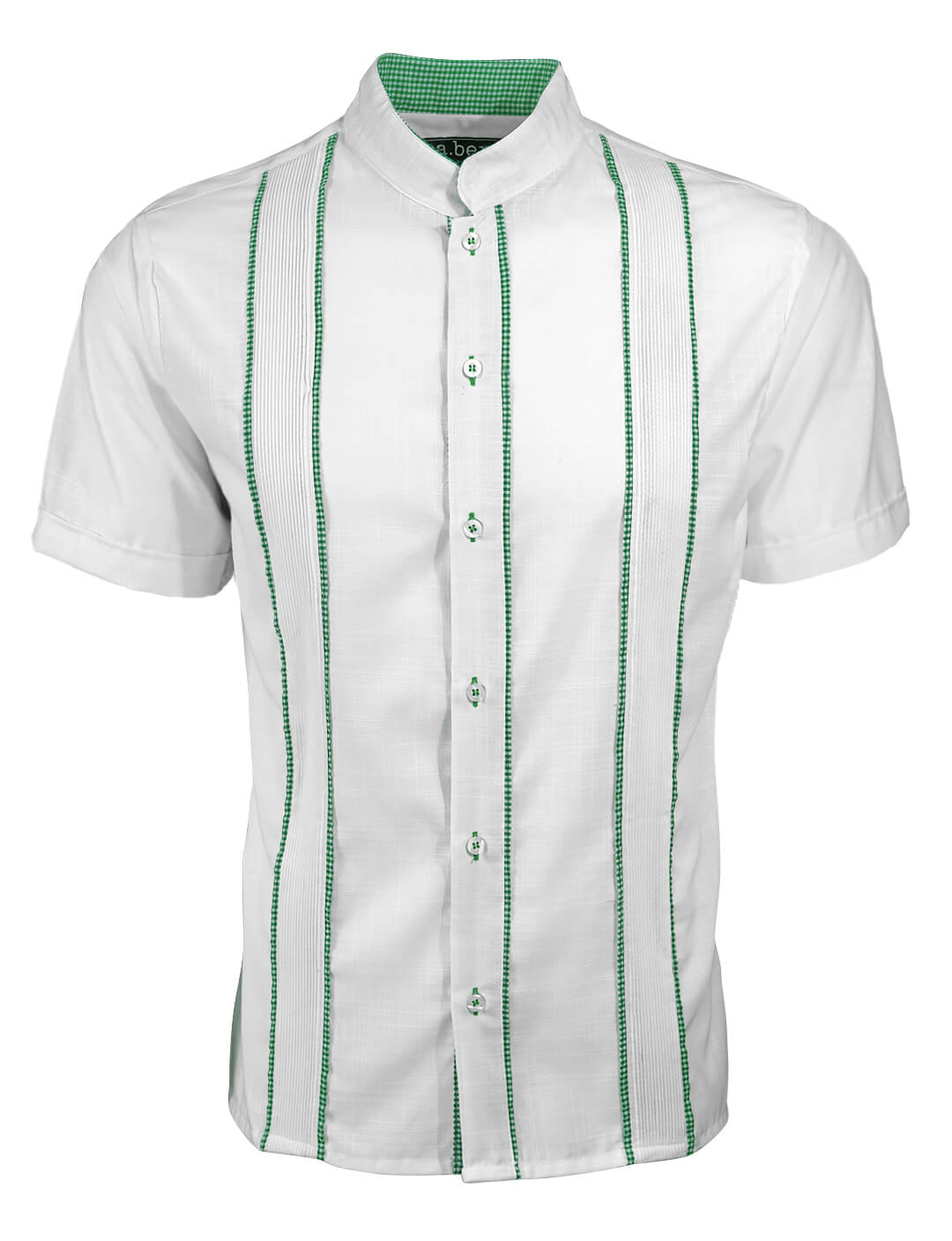 Blanco con Guingán Delicado Presidencial Guayabera