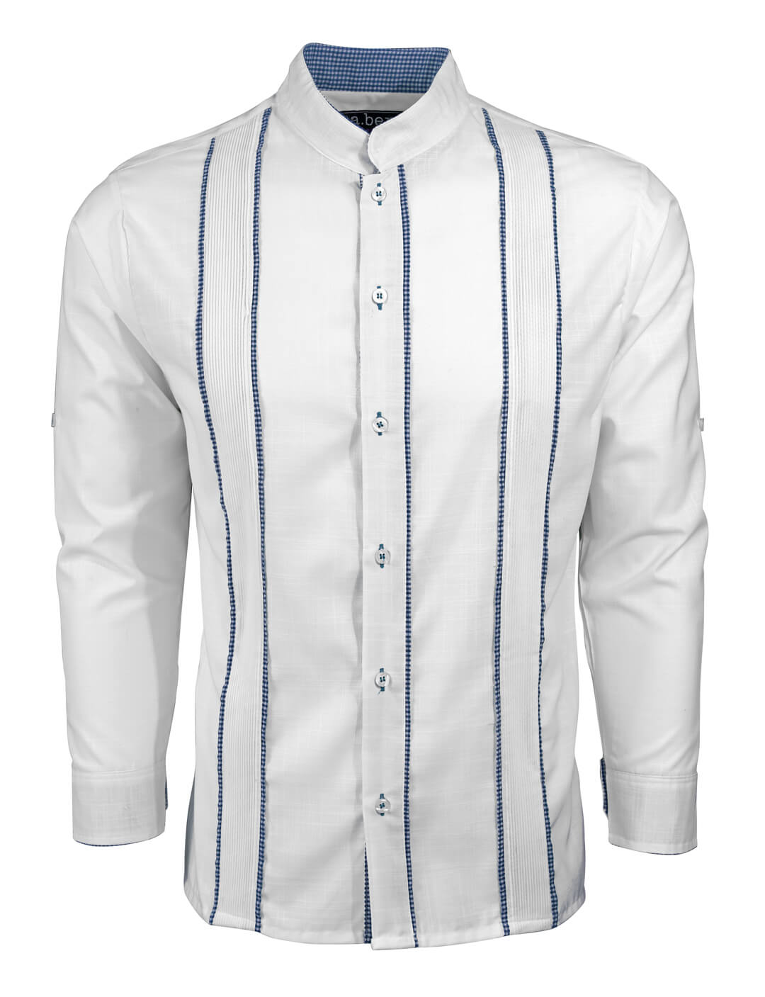 Blanco con Guingán Delicado Presidencial Guayabera