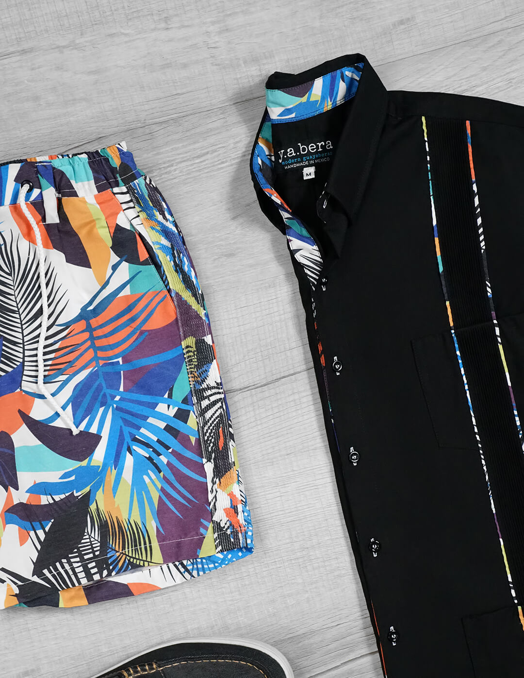 Midnight in Tropicale Shorts