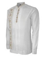 Yucateco Flores Oro Imperial Guayabera
