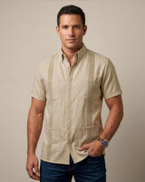 Canyon Khaki Terra Guayabera