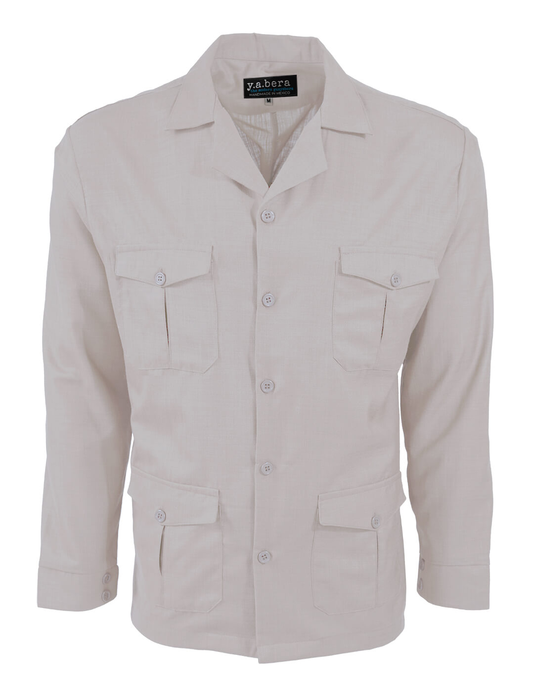 Lux Linen Guayabera Overshirt