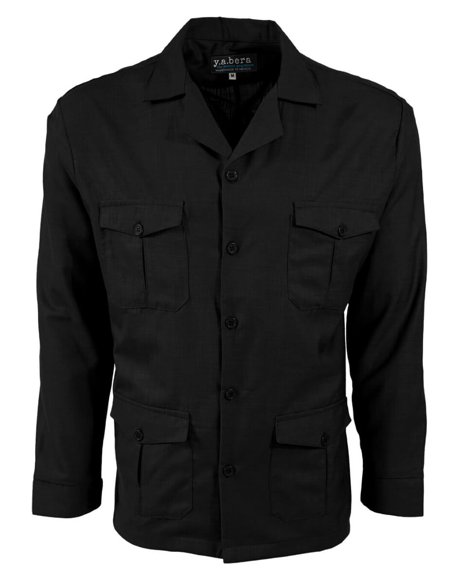 Lux Linen Guayabera Overshirt