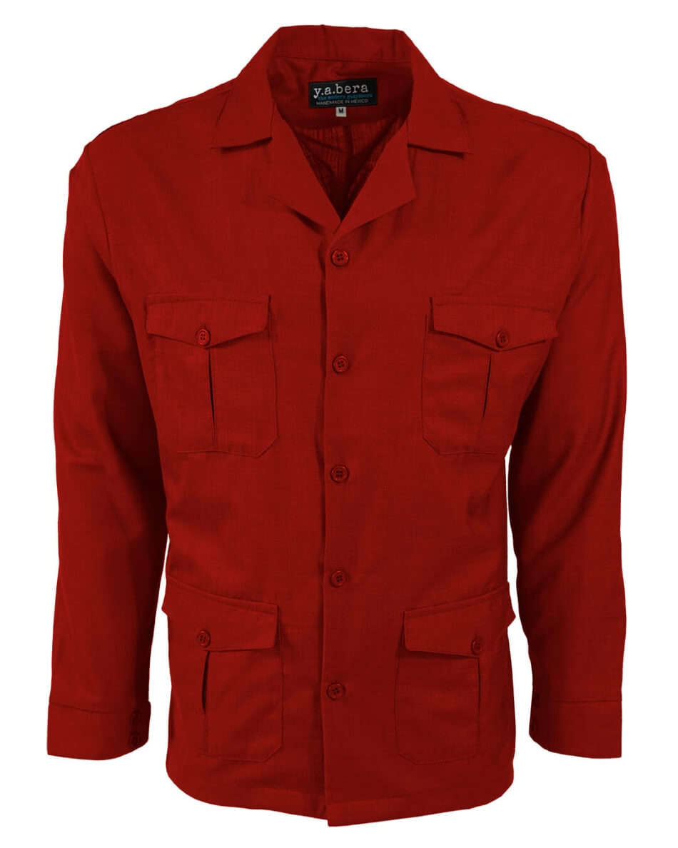 Lux Linen Guayabera Overshirt