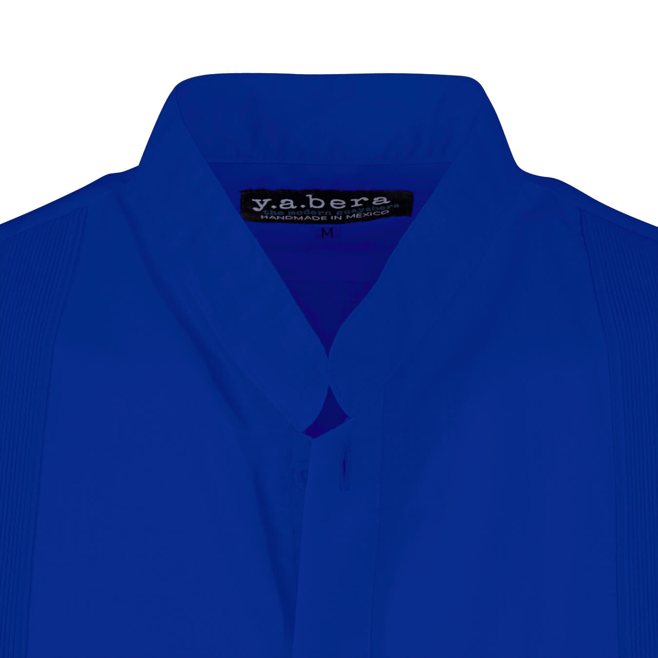 Royal Blue Four Pocket Traditional Guayabera