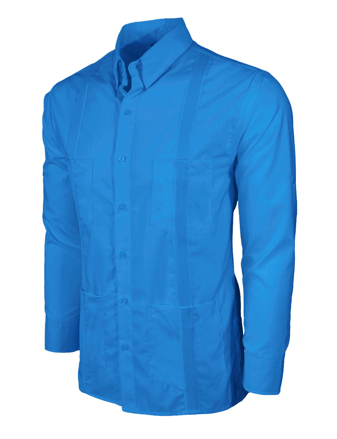 Turqueza Four Pocket Traditional Guayabera