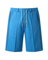 Turqueza Pin-Tuck Linen Shorts