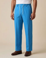 Turqueza Pin-Tuck Linen Trousers