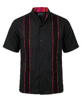 Midnight Azteca Zarape Guayabera