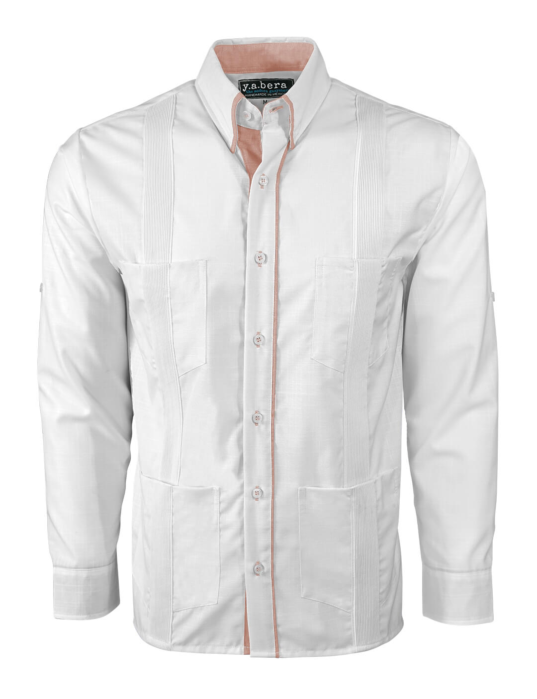 Couture Blanco Clásico Four Pocket Guayabera