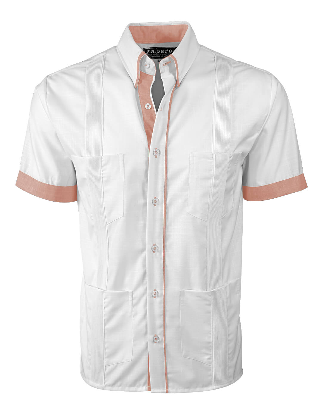 Couture Blanco Clásico Four Pocket Guayabera