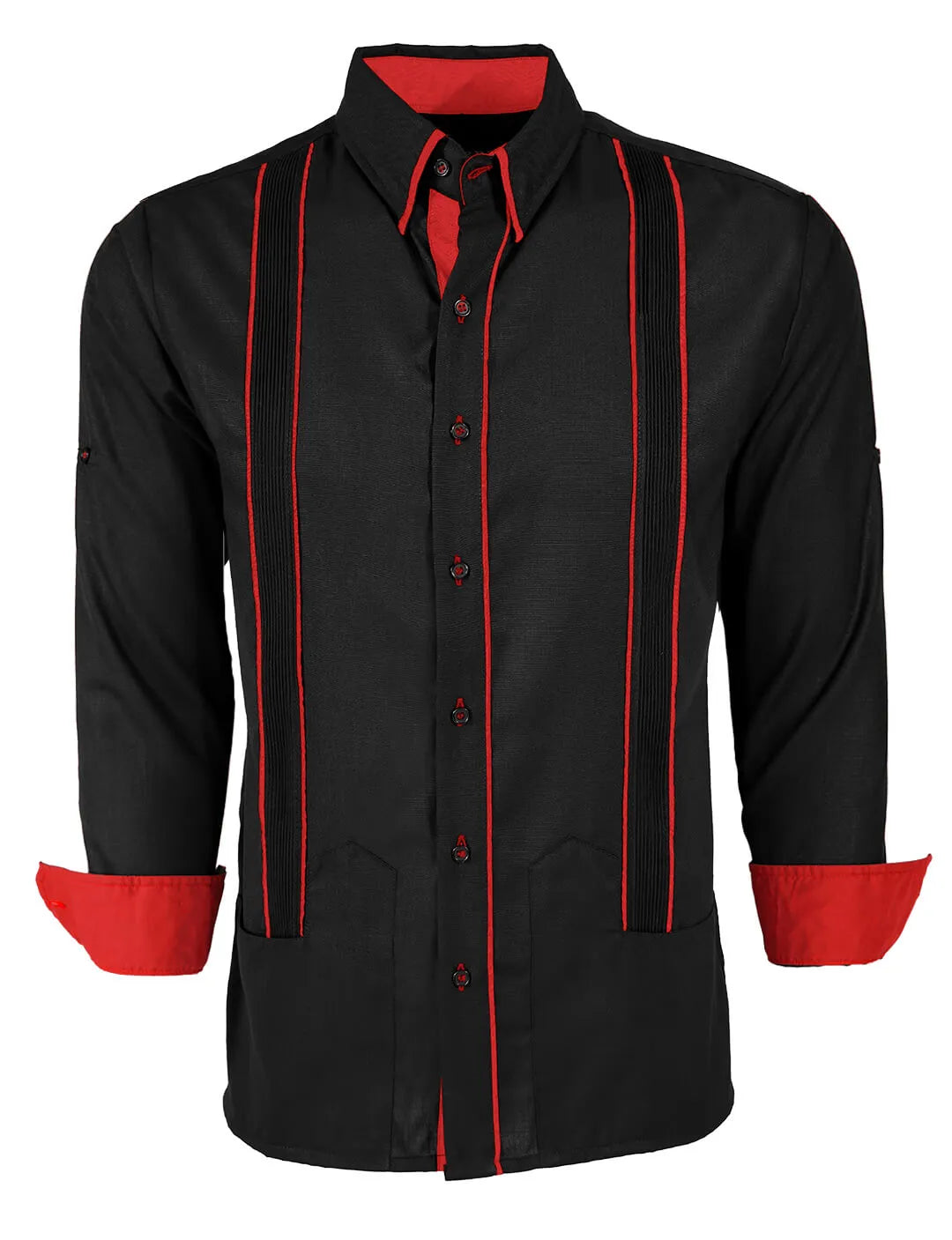 Couture Black Delicado Norteña Guayabera