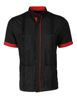 Couture Black Clásico Four Pocket Guayabera